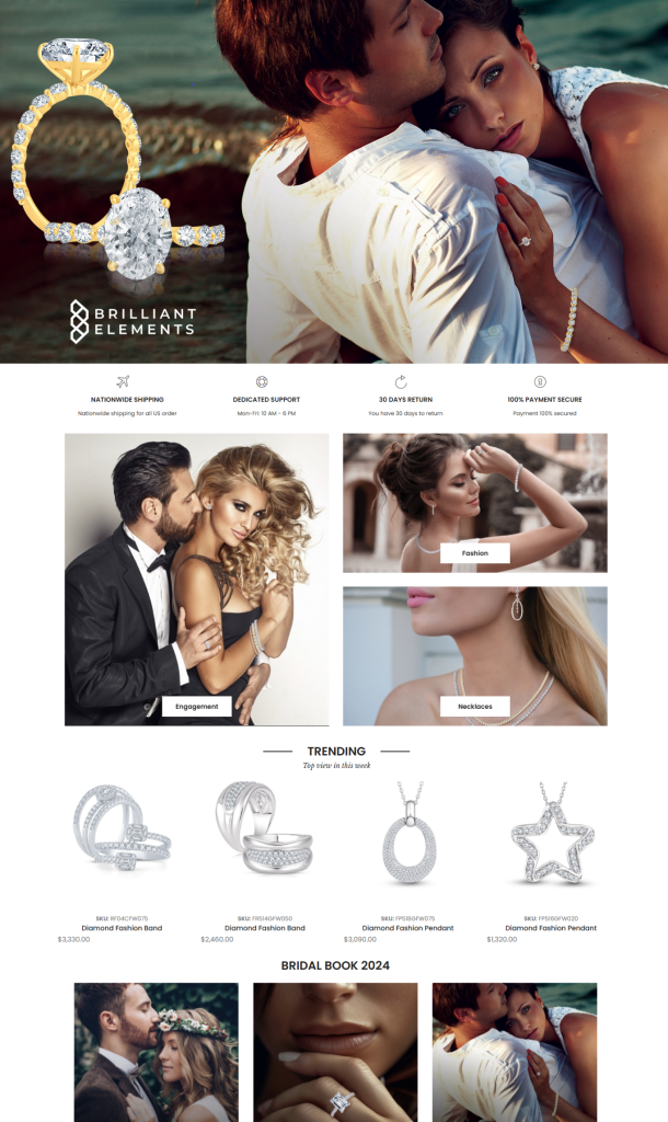Brilliant Elements - A B2B Website Development Project