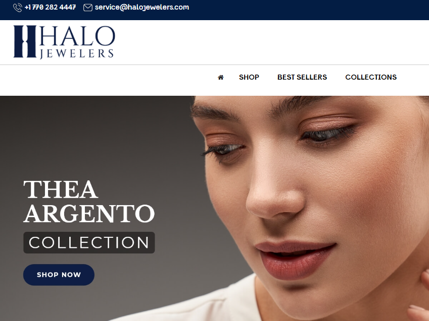 B2C Website Designing and Development for Halo Jewelers